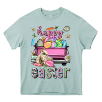 Arona Bunny Happy Easter truck Easter Day Heavy Core Tee - Neo Western