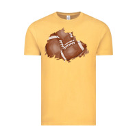 Vintage Mustard football patch Vintage Tee - AdoDesignShop