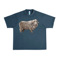 Midnight Navy rambouillet sheep Urban Heavy Tee - LillyAllenDesigns