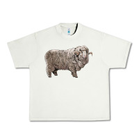 Pistachio rambouillet sheep Urban Heavy Tee - LillyAllenDesigns