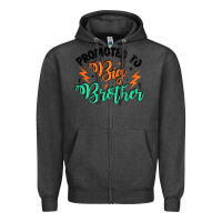 Charcoal Heather promoted to big brother Zipper Hoodie - Artiststas