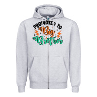 Heather Grey promoted to big brother Zipper Hoodie - Artiststas