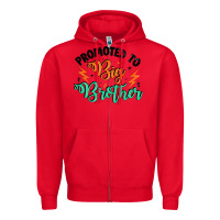 Red promoted to big brother Zipper Hoodie - Artiststas