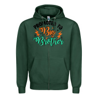 Sports Green promoted to big brother Zipper Hoodie - Artiststas