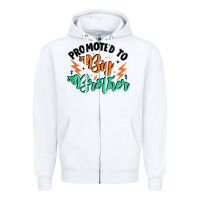 White promoted to big brother Zipper Hoodie - Artiststas