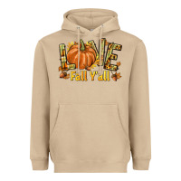 Mushroom Love Fall Y'all Heavyweight Hoodie - texasbilliewilder