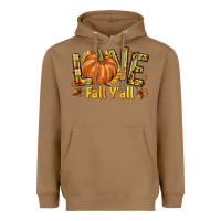 Toasted Coconut Love Fall Y'all Heavyweight Hoodie - texasbilliewilder