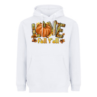 White Love Fall Y'all Heavyweight Hoodie - texasbilliewilder