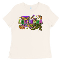 Bone louisiana mardi gras Ladies Tee - FaDigitalArtStudio