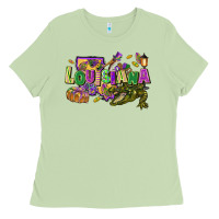 Matcha louisiana mardi gras Ladies Tee - FaDigitalArtStudio