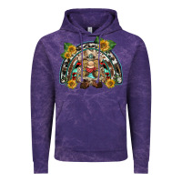 Cloud Purple western gnome sunflowers rainbow Vintage Hoodie - BarkalooDesign