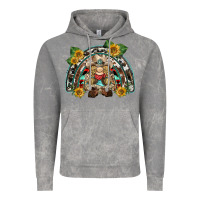 Cloud Rock western gnome sunflowers rainbow Vintage Hoodie - BarkalooDesign