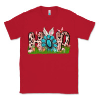 Red hop rabbit Classic Tee - MaliasSmallBusiness