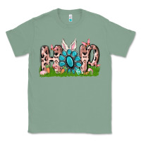 Sage hop rabbit Classic Tee - MaliasSmallBusiness