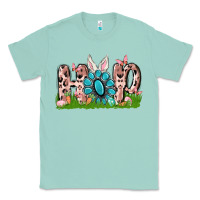 Seafoam hop rabbit Classic Tee - MaliasSmallBusiness