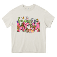 Cream Bunny Mom Easter Day Heavy Core Tee - Neo Western