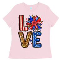Bubblegum Pink Love sunflower Ladies Tee - Neo Western