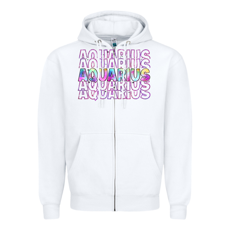 Aquarius Zipper Hoodie by Artiststas | Teevron