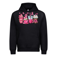 Black breast cancer coffee cups Urban Hoodie - OliviaCreatesArt