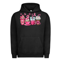 Pigment Black breast cancer coffee cups Urban Hoodie - OliviaCreatesArt
