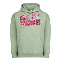 Pigment Oil Green breast cancer coffee cups Urban Hoodie - OliviaCreatesArt
