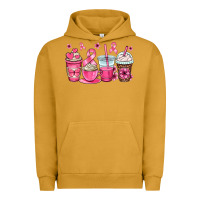 Pigment Peanut Butter breast cancer coffee cups Urban Hoodie - OliviaCreatesArt