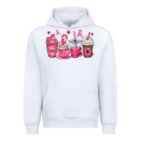White breast cancer coffee cups Urban Hoodie - OliviaCreatesArt