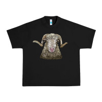 Black rambouillet sheep head Urban Heavy Tee - LillyAllenDesigns