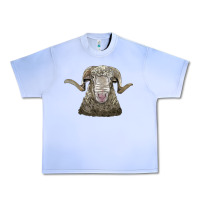 Grape Ice rambouillet sheep head Urban Heavy Tee - LillyAllenDesigns