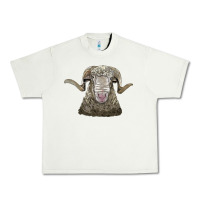 Pistachio rambouillet sheep head Urban Heavy Tee - LillyAllenDesigns