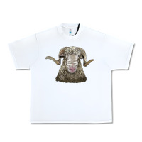 White rambouillet sheep head Urban Heavy Tee - LillyAllenDesigns