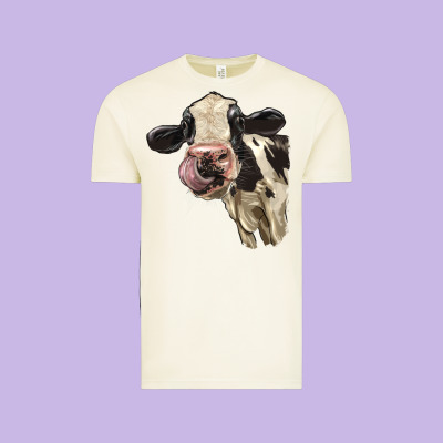 Cute Holstein Heifer Vintage Tee Designed By Lillyallendesigns