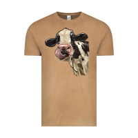 Vintage Camel Cute Holstein Heifer Vintage Tee - LillyAllenDesigns