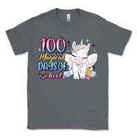 Charcoal Heather 100 magical days of school Classic Tee - MaliasSmallBusiness