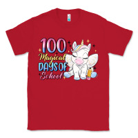 Red 100 magical days of school Classic Tee - MaliasSmallBusiness