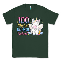Sports Green 100 magical days of school Classic Tee - MaliasSmallBusiness