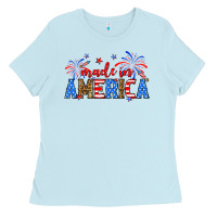 Baby Blue Made in America Ladies Tee - Neo Western