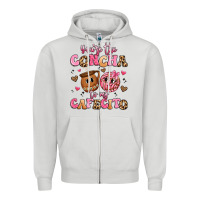 Dove Grey you're the concha to my cafecito Zipper Hoodie - Artiststas