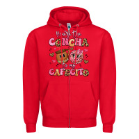 Red you're the concha to my cafecito Zipper Hoodie - Artiststas