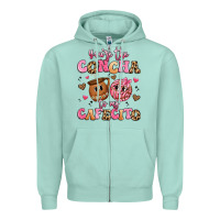 Seafoam you're the concha to my cafecito Zipper Hoodie - Artiststas
