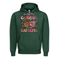 Sports Green you're the concha to my cafecito Zipper Hoodie - Artiststas
