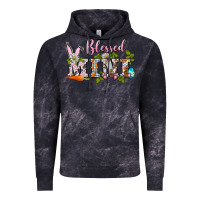 Cloud Black blessed mini easter Vintage Hoodie - BarkalooDesign