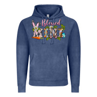 Vintage Denim blessed mini easter Vintage Hoodie - BarkalooDesign