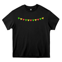 Black mexican flags Heavy Core Tee - FaDigitalArtStudio