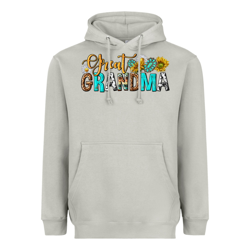 Western Great Grandma Heavyweight Hoodie by texasbilliewilder | Teevron