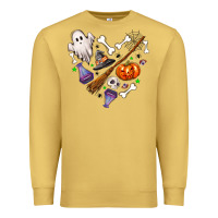 Antique Gold Love Halloween Premium Sweatshirt - NancyCooperArtShop