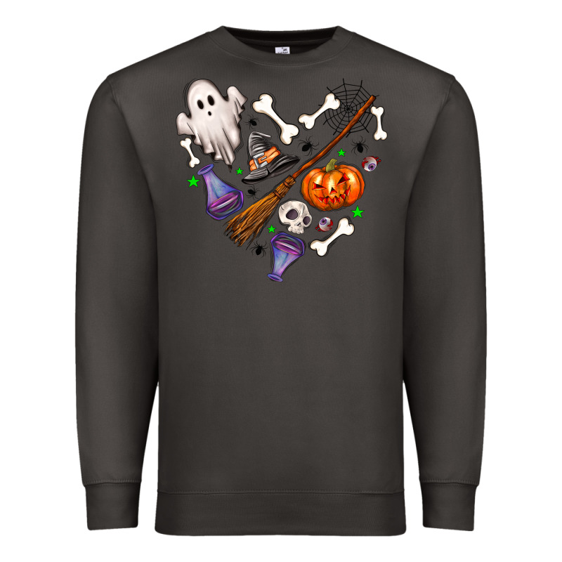 Love Halloween Premium Sweatshirt by NancyCooperArtShop | Teevron