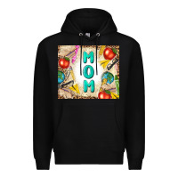 Black teacher mom mother's day Premium Hoodie - TumblerDesignByShophia