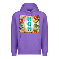 Purple teacher mom mother's day Premium Hoodie - TumblerDesignByShophia