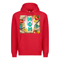 Red teacher mom mother's day Premium Hoodie - TumblerDesignByShophia